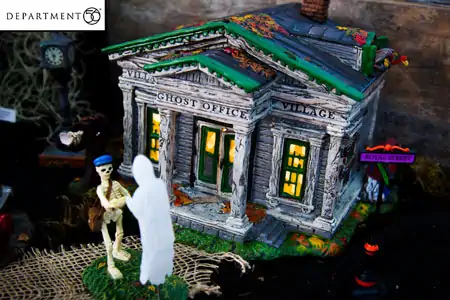Ghost Office Department 56 Halloween Collectible 